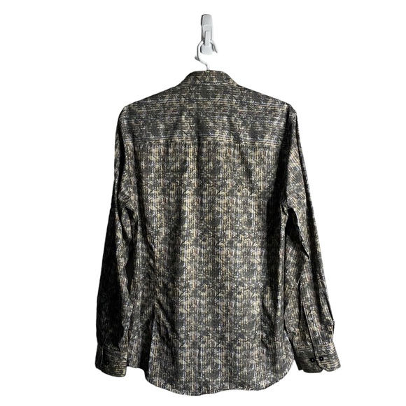 Franco Negretti Men's Floral Patterned Button Down Shirt - Picture 9 of 9